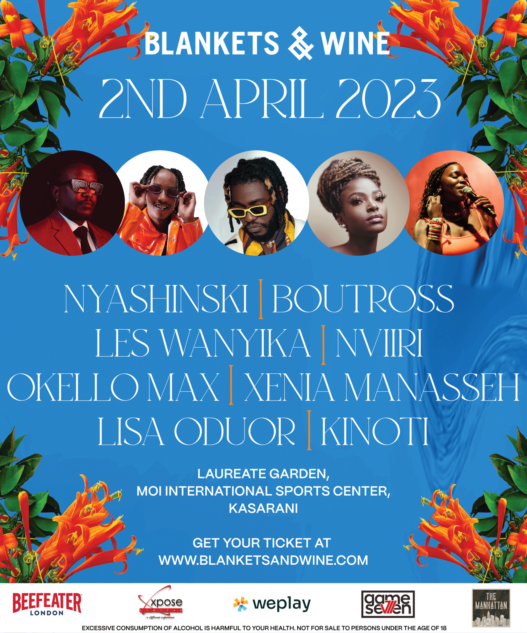 Blankets & Wine, Sunday April 2nd 2023